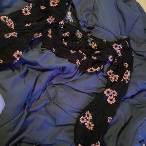 Wild fable crop top bell sleeves